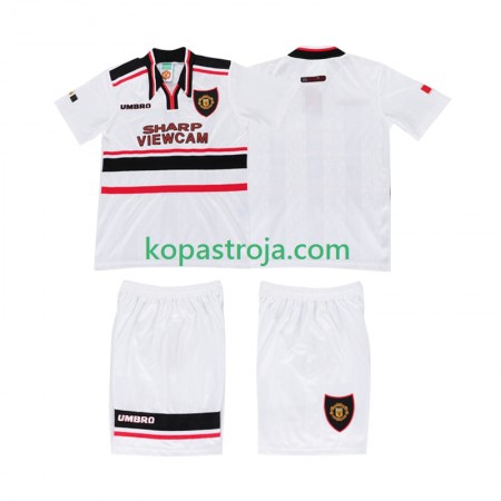 Billiga Fotbollströjor Manchester United Retro Barn Borta tröja 1998 Kortärmad